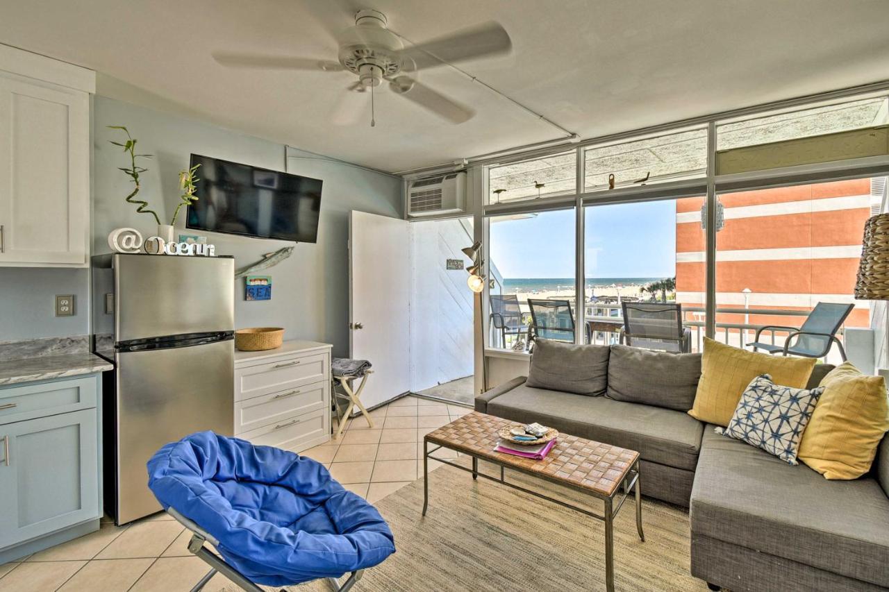 Oceanfront Resort Studio On Virginia Beach! Exterior foto