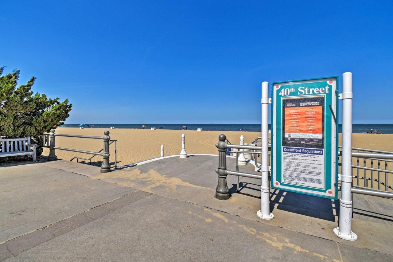 Oceanfront Resort Studio On Virginia Beach! Exterior foto